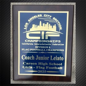 Cherry wood plaque